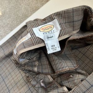 Talbots Classic Fit Patterned Pants